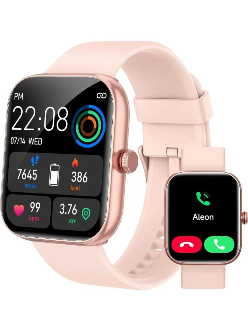Stylish Smart Watch for Women - Bluetooth Fitness Tracker, Alexa, IP68